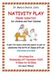 St Mary’s Church Coity – Nativity from Scratch Christmas Eve 9.30 am